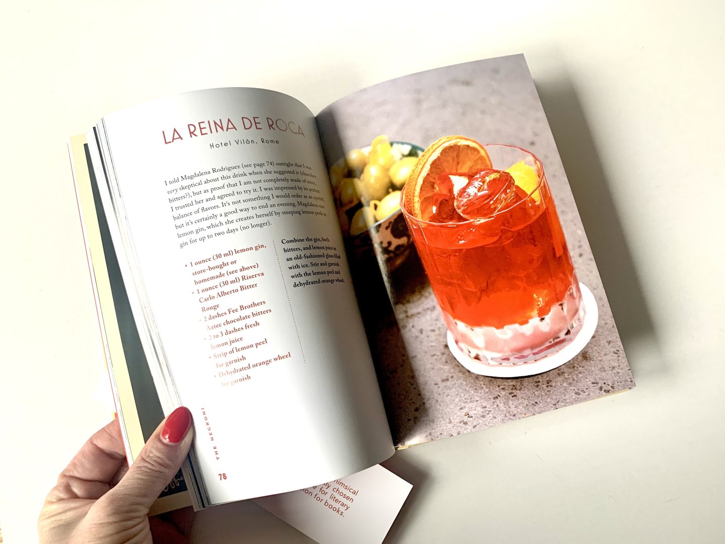 A Classic Negroni and a Zero-Alcohol Option